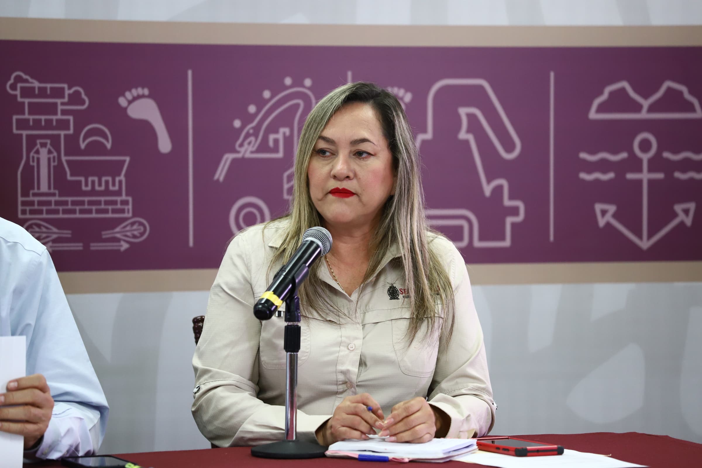 Verona Hernández Valenzuela, vocera de la Secretaría de Seguridad Pública del Estado (SSPE)