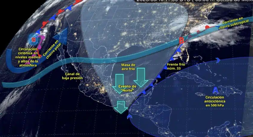 Vientos intensos afectarán hoy a estos estados del país