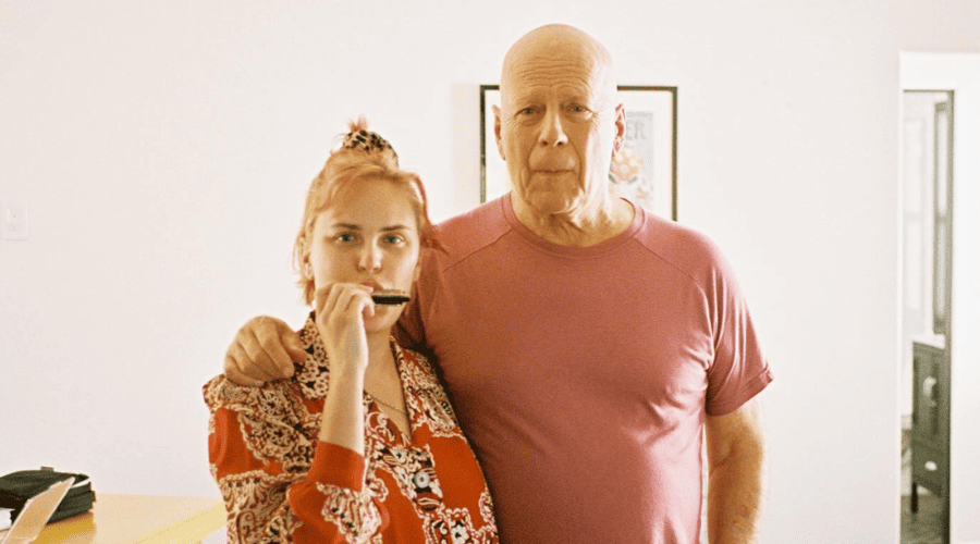 Bruce Willis junto a su hija Tallulah Willis.