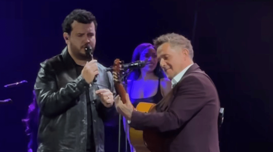 Edén Muñoz y Alejandro Sanz.