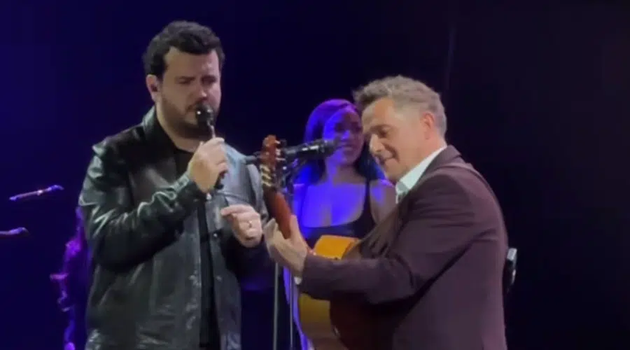 Edén Muñoz y Alejandro Sanz.