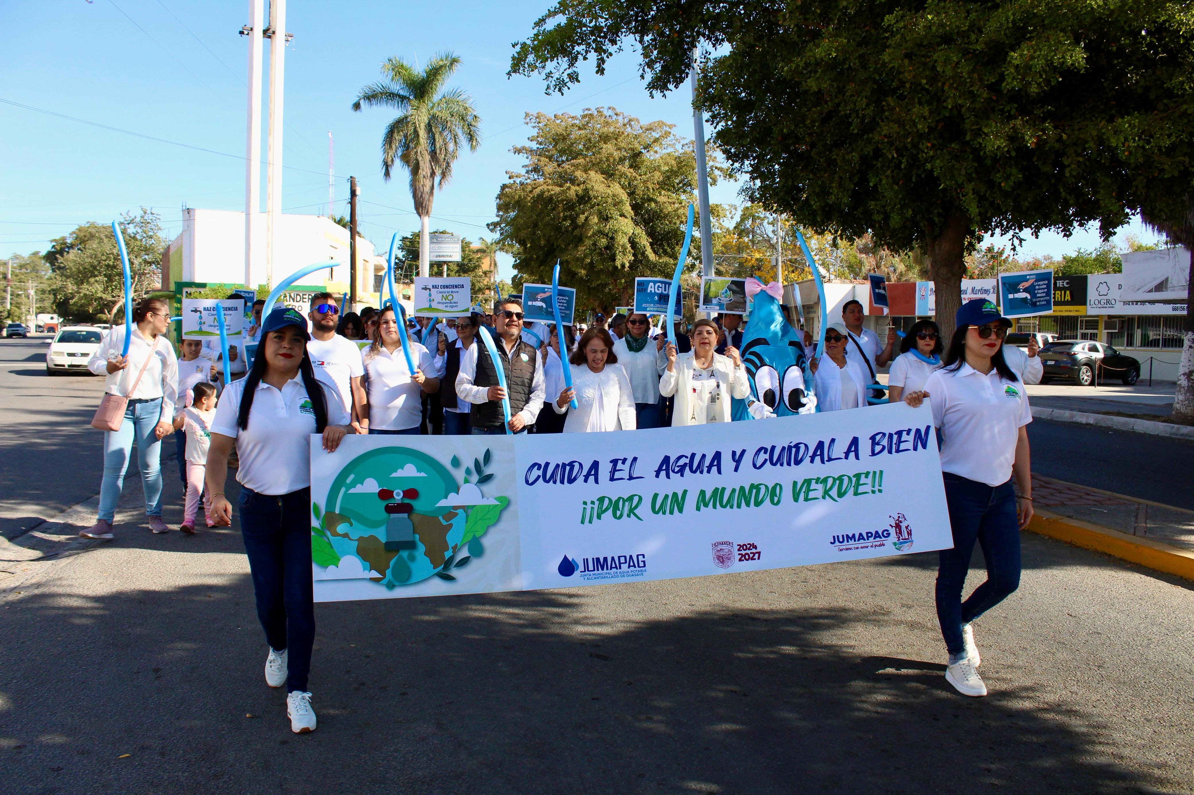 guasave marcha por el cuidado del agua