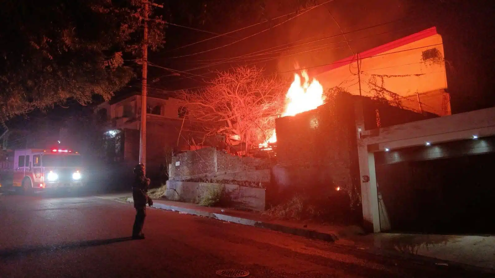 Incendio en una vivienda