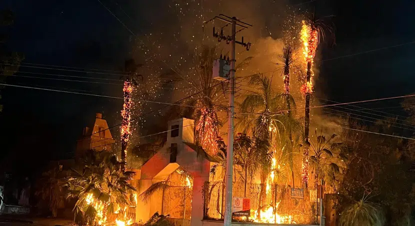 Incendio de un inmueble