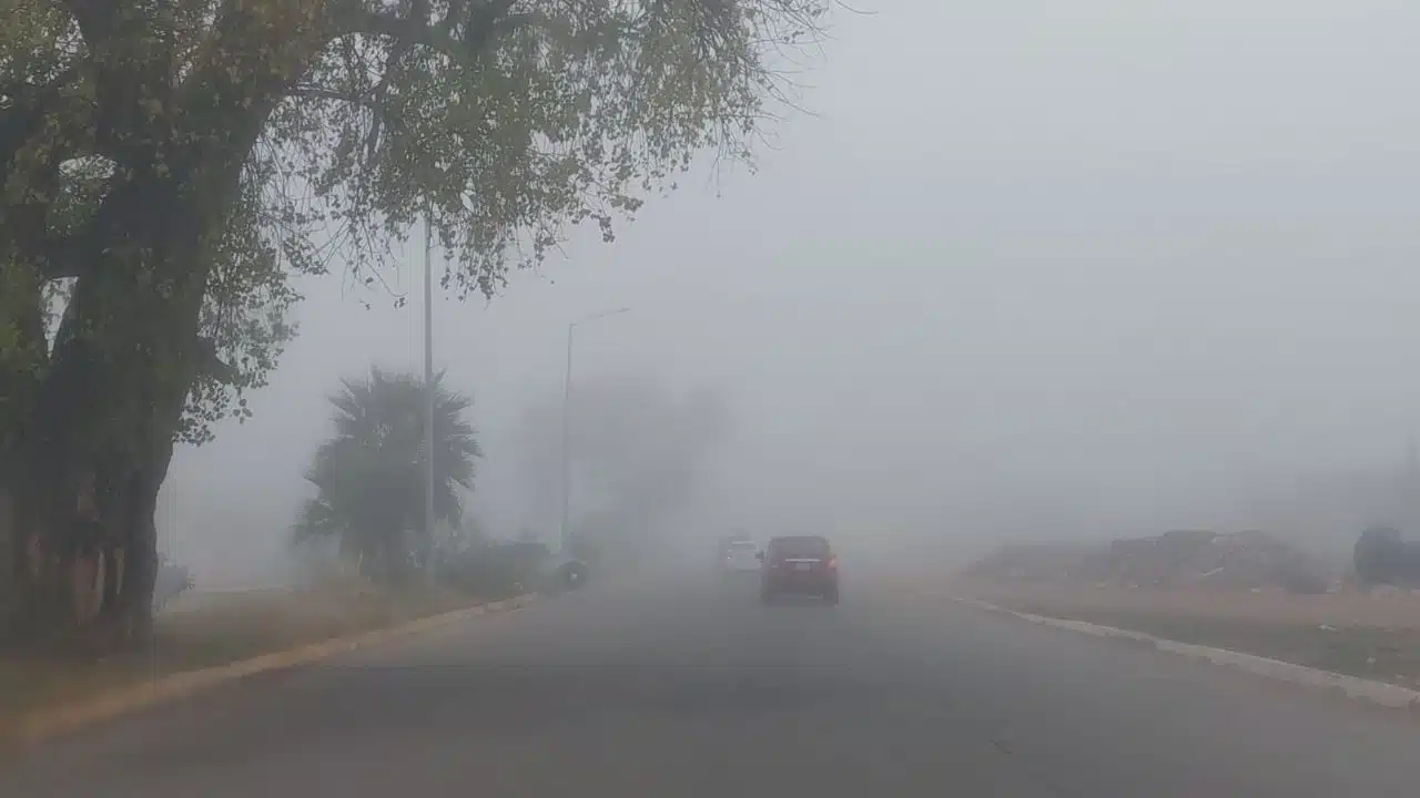 Bancos de niebla en Sinaloa