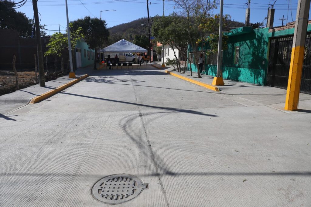 Inauguración de pavimentación