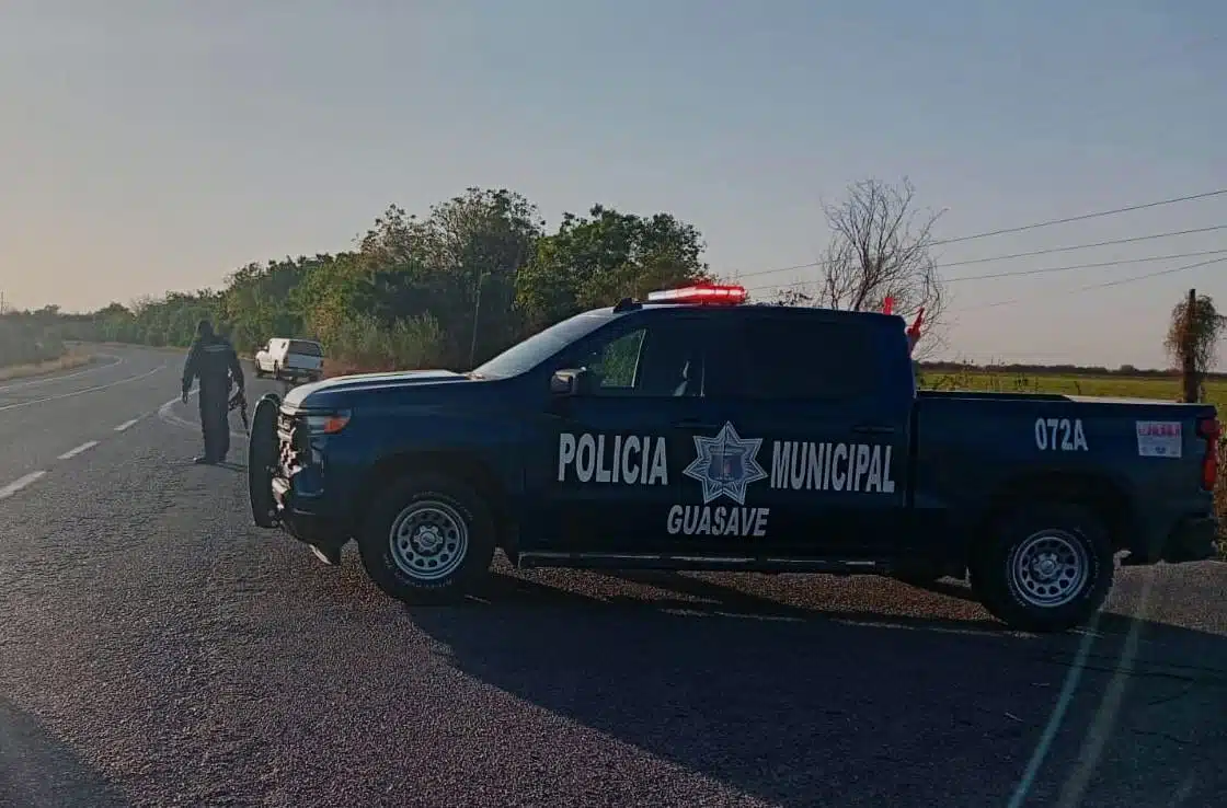 Patrulla de la Policía Municipal de Guasave