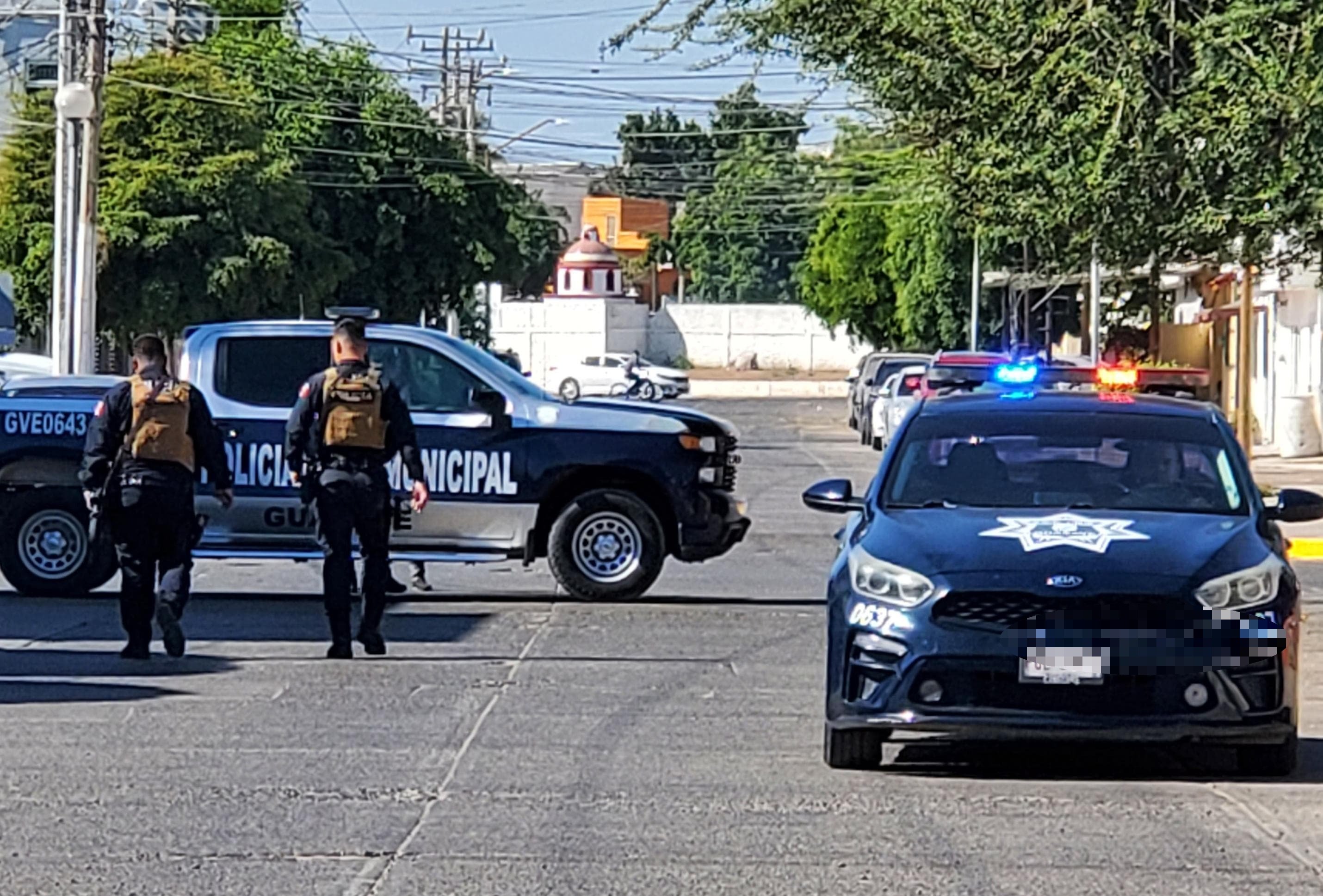 Patrullas de la Policía municipal de Guasave