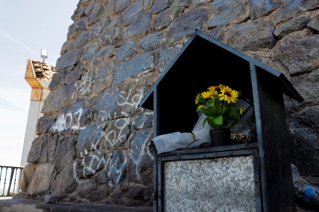 Vandalizan al monumento de la Virgen María Reina del Valle en Los Mochis