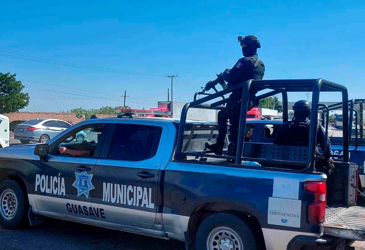 Elementos de la Policía Municipal de Guasave