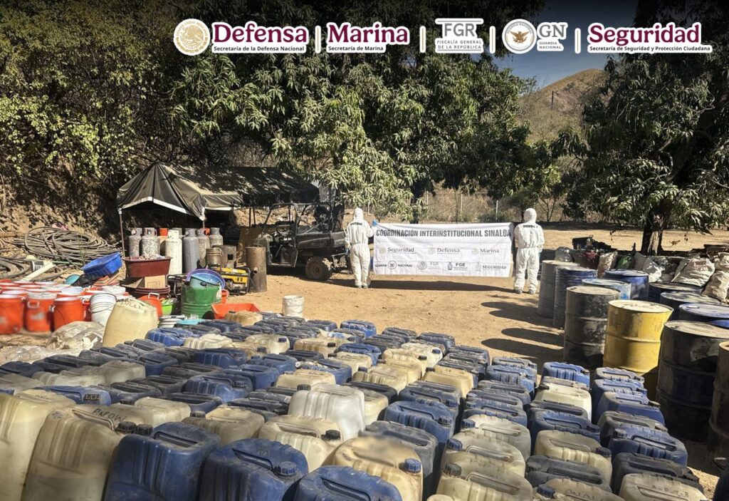 Desmantelan 2 laboratorios aseguran más de 150 kilos de metanfetamina en Durango