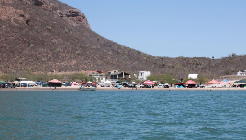 Personas en la palaya