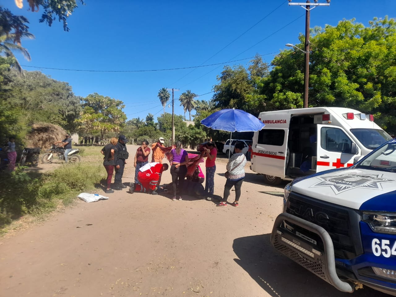 Un menor y un adulto lesionados tras choque entre dos motocicletas