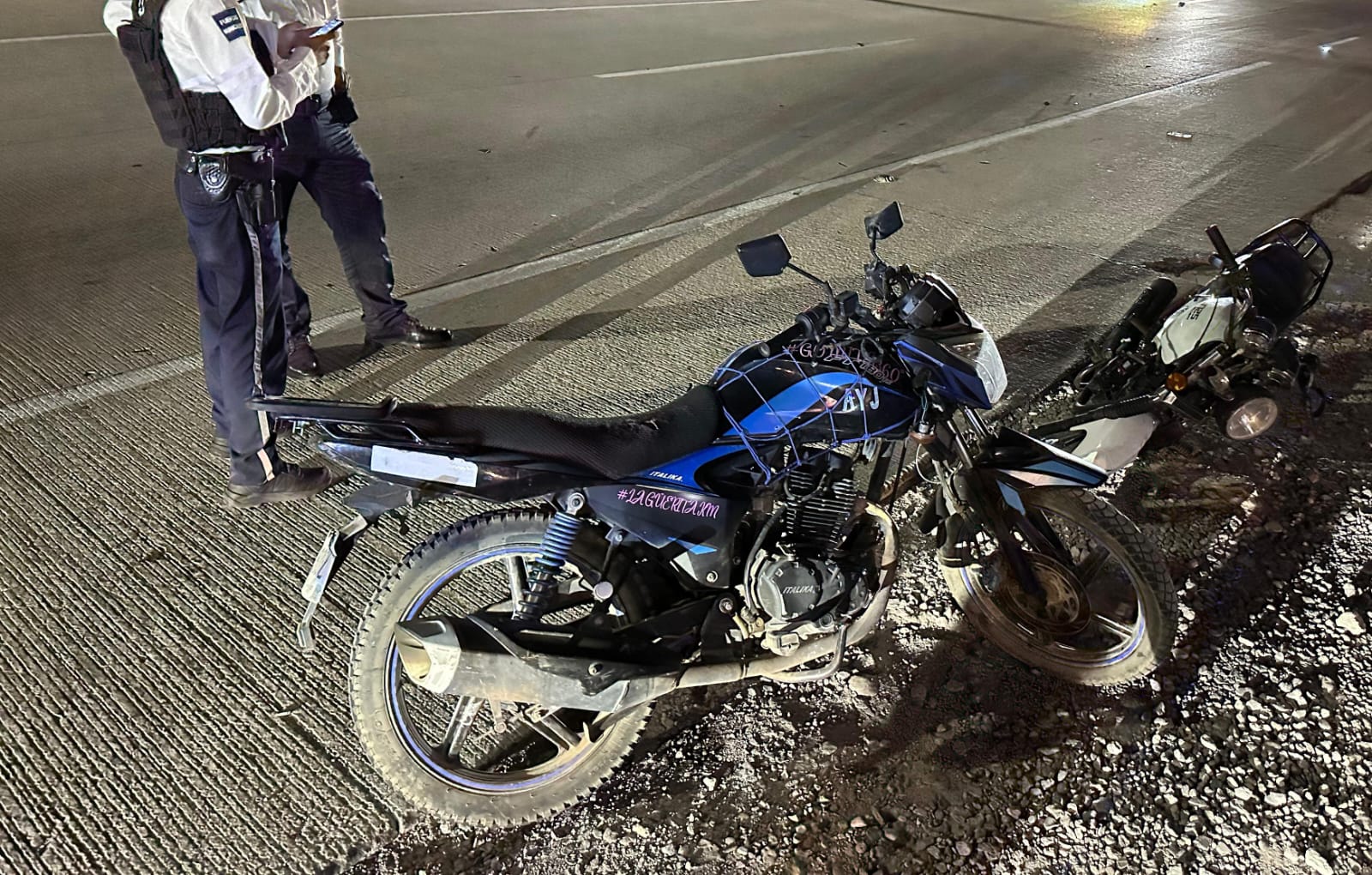 Accidente entre motociclistas por la Mochis-Topolobampo