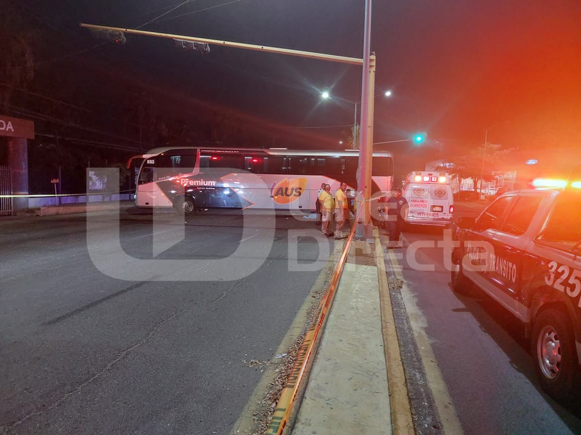 Lugar en el que ocurrió el trágico accidente.
