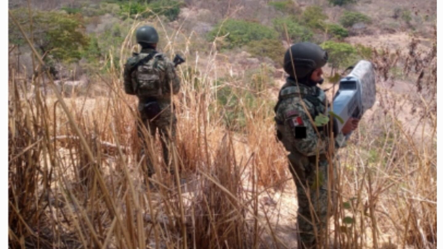 Agentes derriban un dron en sierra de Rosario