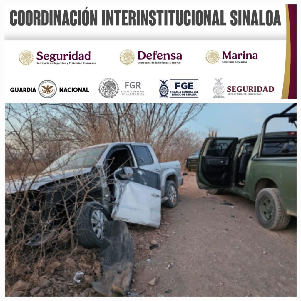 Agresión a militares deja siete detenidos y tres vehículos y armas aseguradas en Culiacán