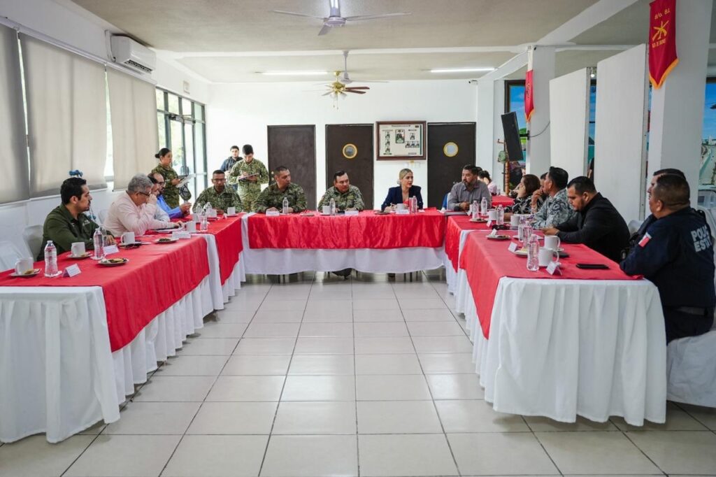 Analizan estrategias de vigilancia en la Mesa de Construcción de la Paz y Seguridad de Mazatlán