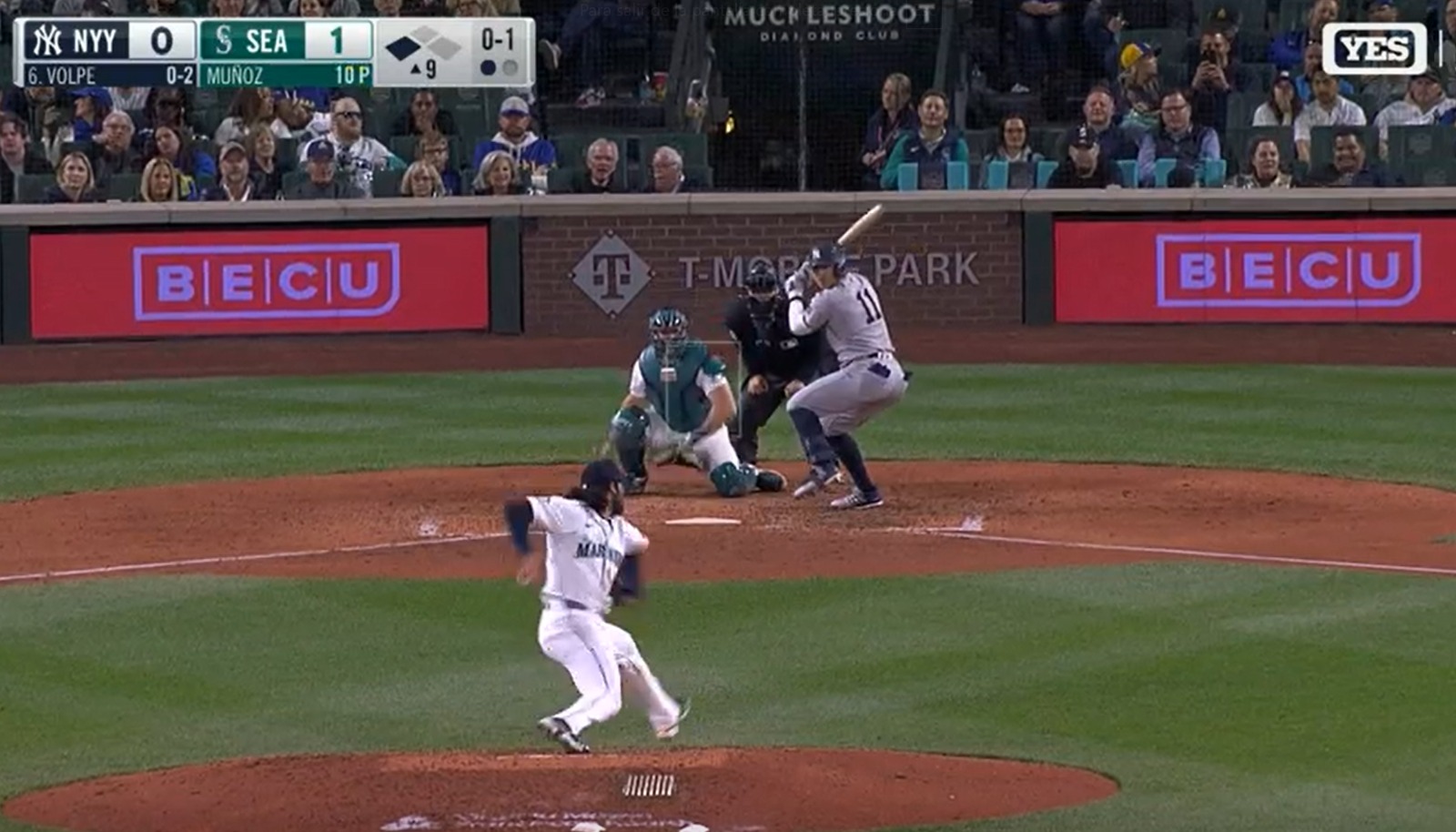 El cerrador de los Marineros de Seattle, el sinaloense Andrés Muñoz, sigue sin permitir carrera limpiar en MLB