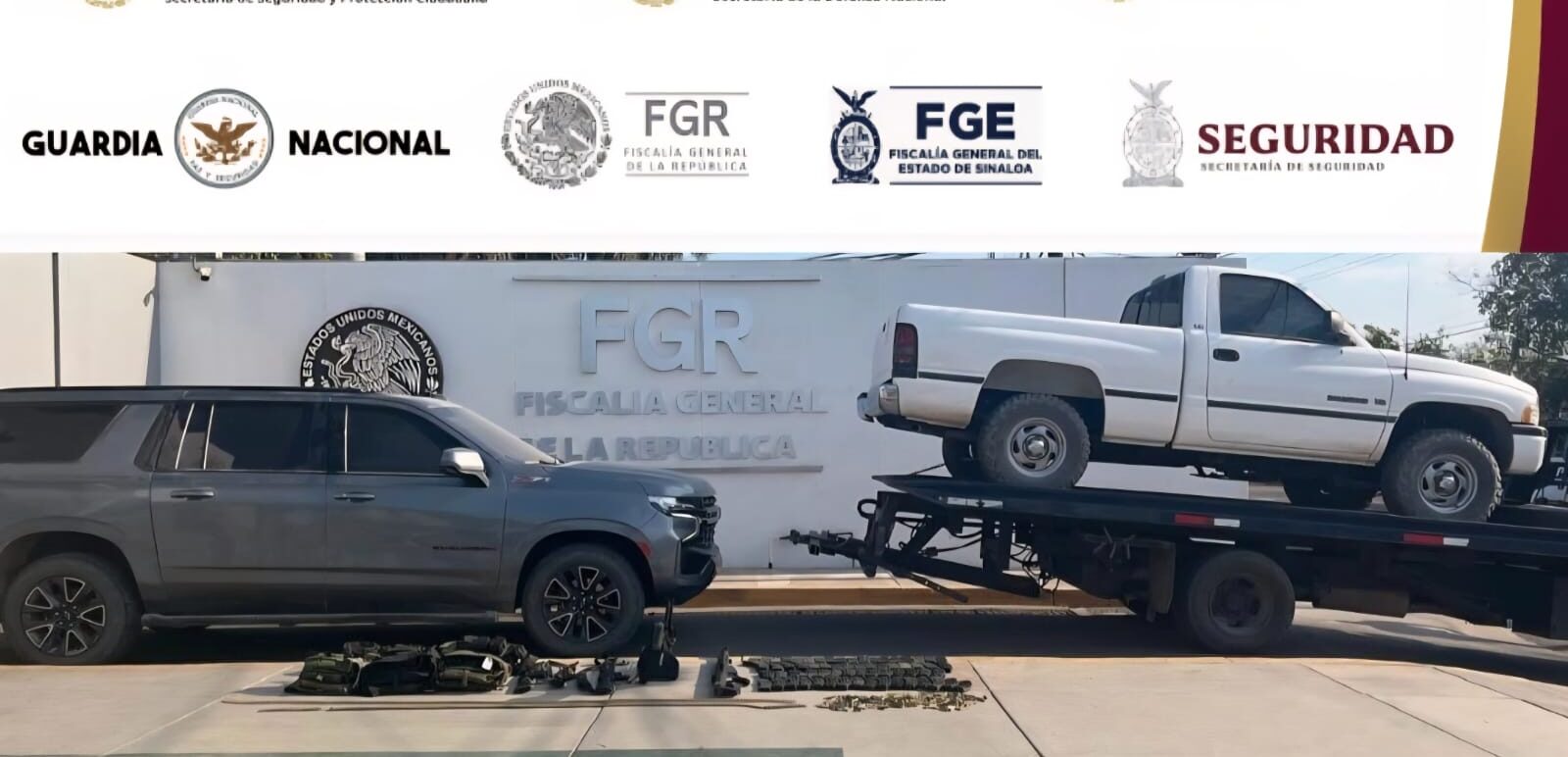 Lo asegurado durante el operativo en Culiacán