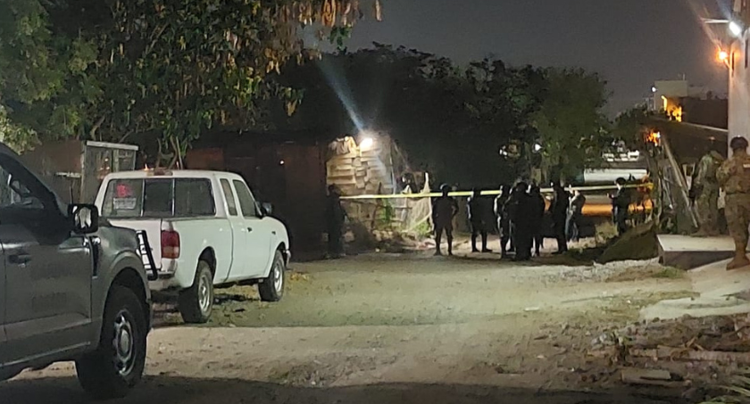 Personal militar delimitan el área donde ocurrió el ataque a balazos