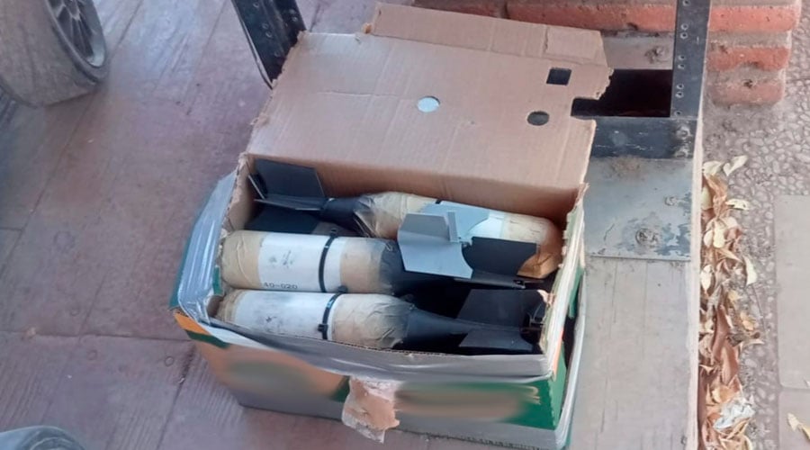 Autoridades localizan 13 explosivos en Culiacán