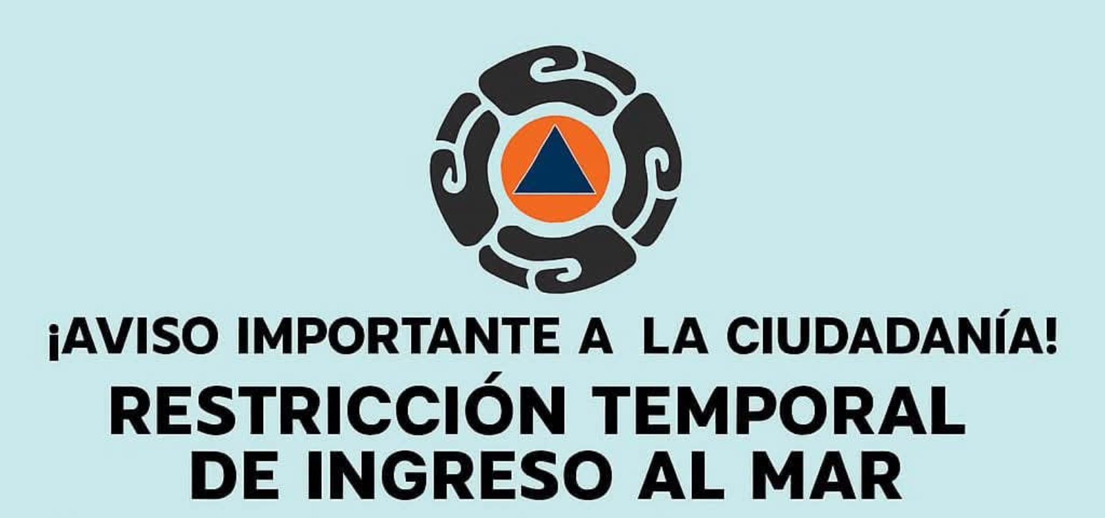 Cierran playas de Guasave por mar de fondo