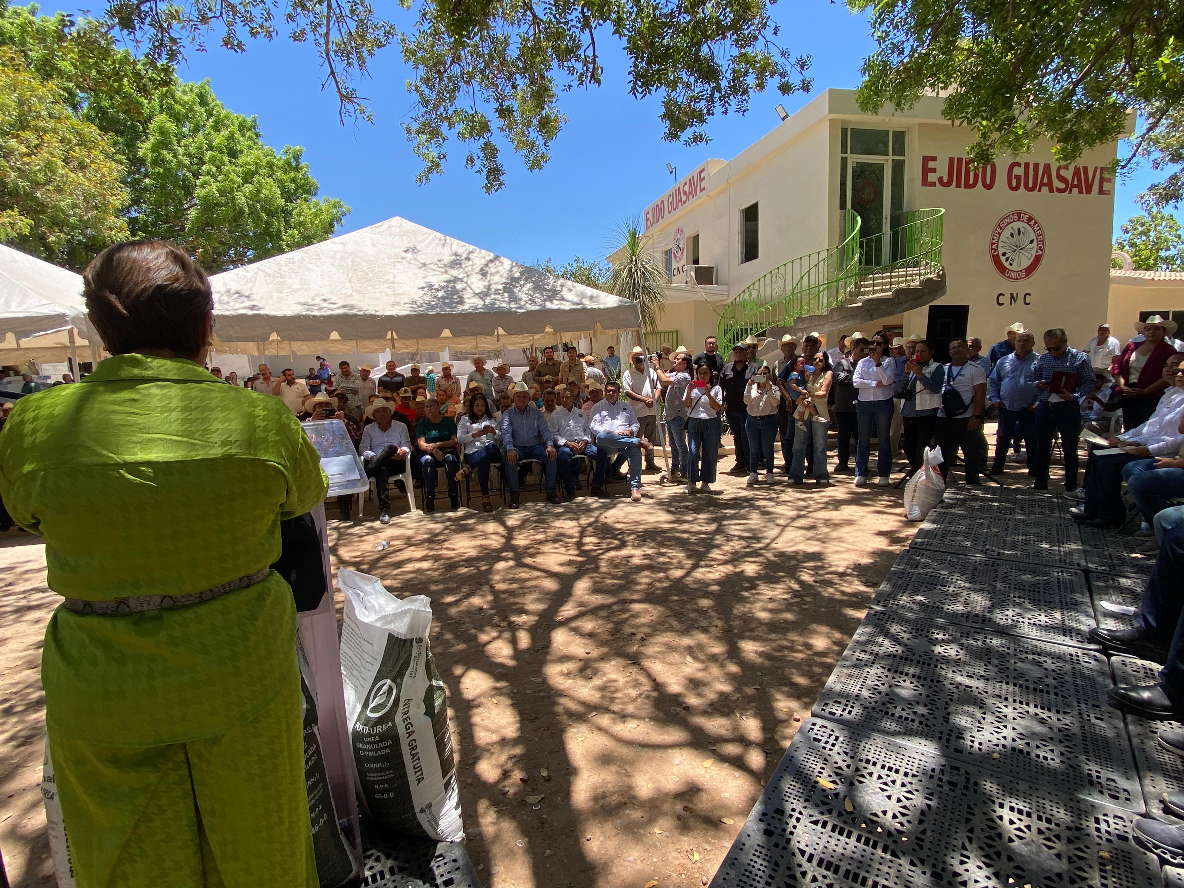 Sinaloa da el banderazo al programa de fertilizantes gratuitos
