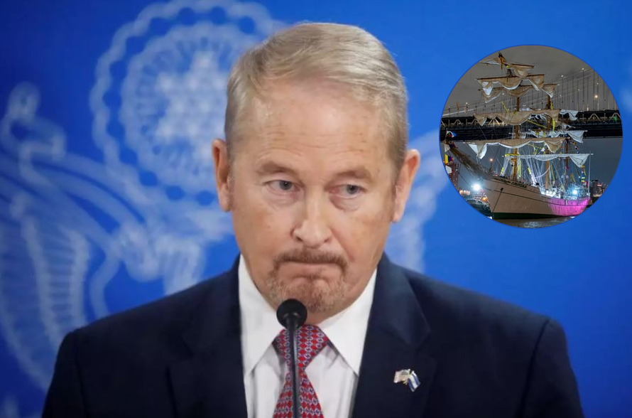 Ronald Johnson, embajador de EU en México, desea recuperación a cadetes del Buque Cuauhtémoc