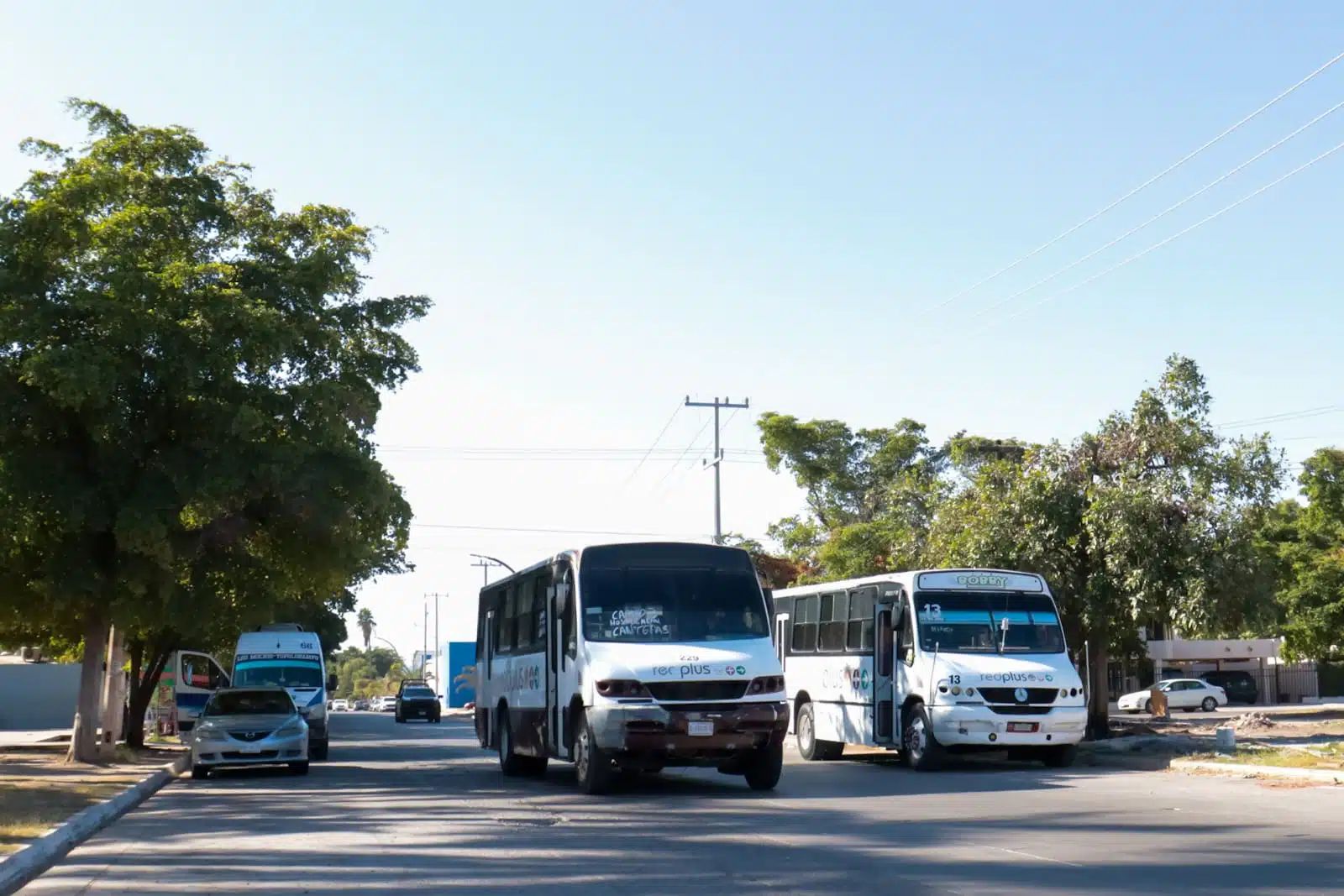 Transporte urbano en la ciudad de Los Mochis.