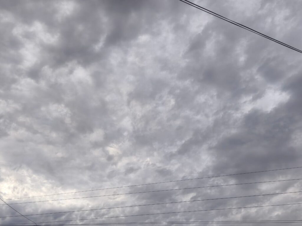 Presencia de nubes en Culiacán.