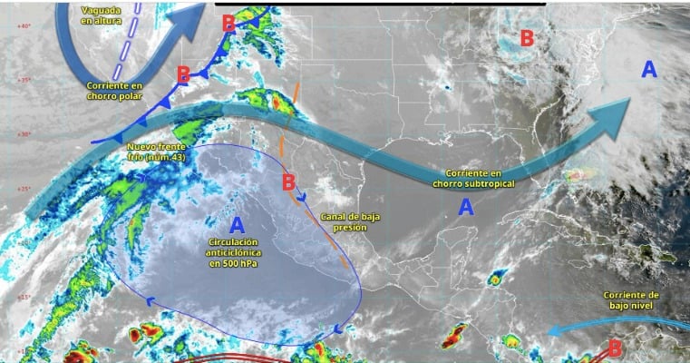 Pronóstico del clima para México este 13 de mayo de 2025.
