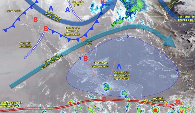 Pronóstico del clima para México este martes 20 de mayo de 2025.