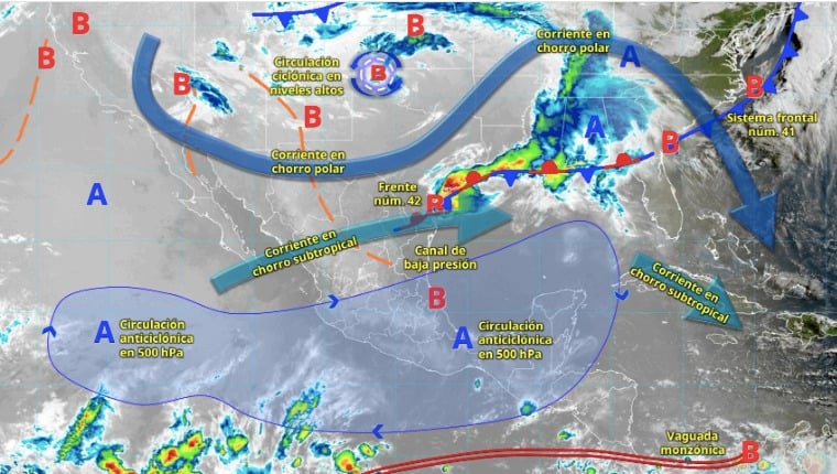 Pronóstico del clima para México hoy 7 de mayo de 2025.