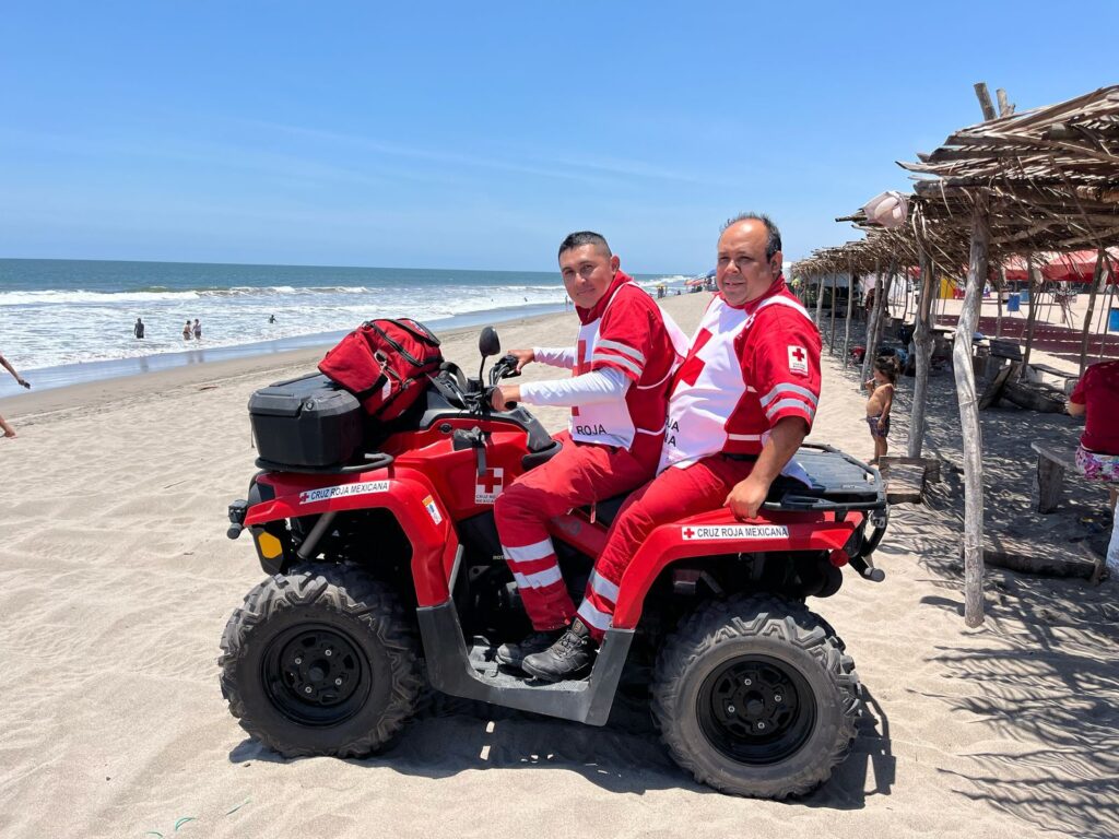 Cruz Roja instala módulo de atención