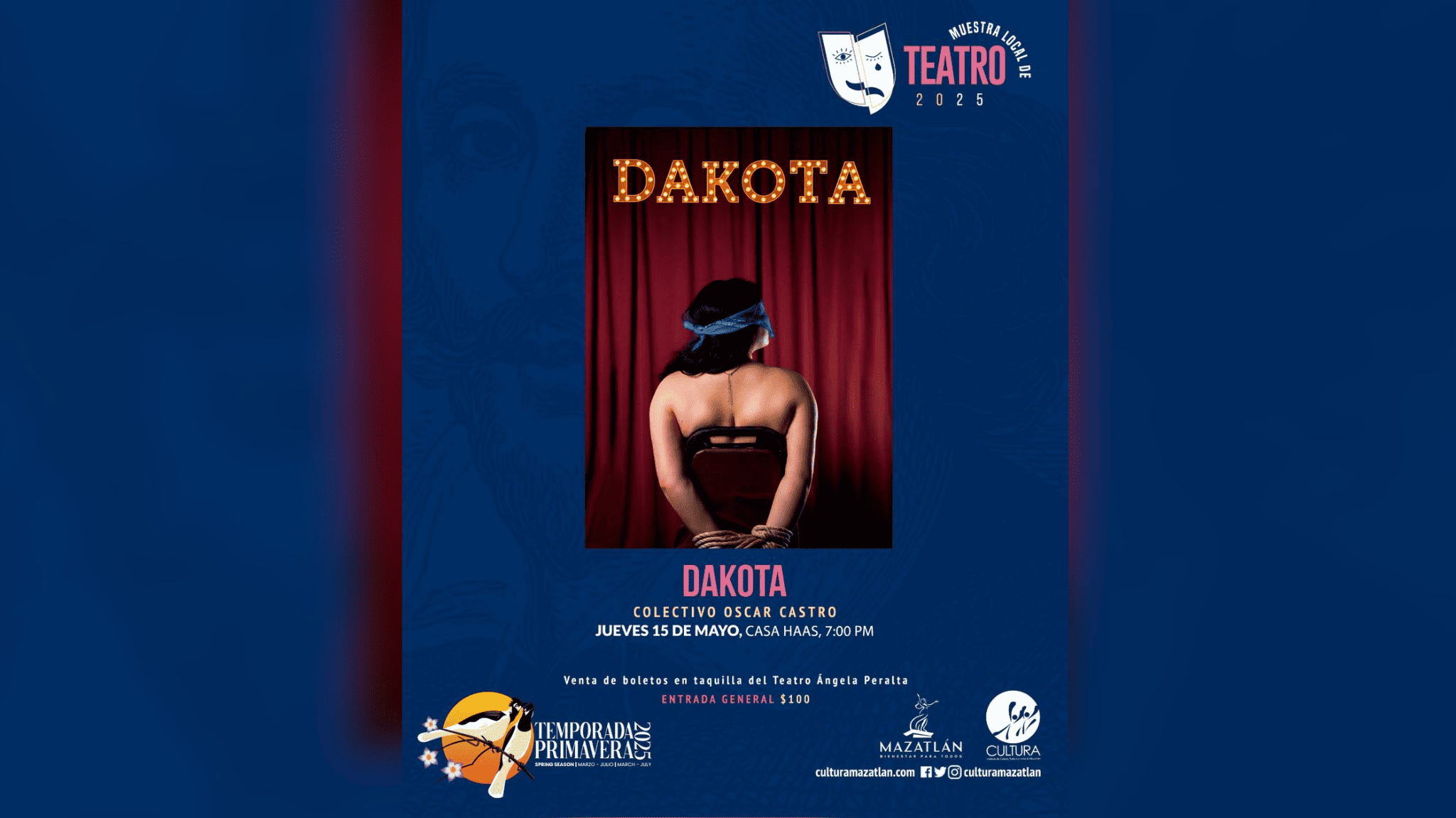 “Dakota, un thriller psicológico, se presenta este jueves en Casa Haas de Mazatlán