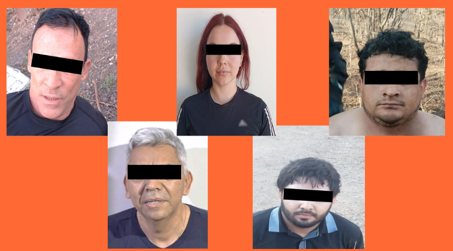 Cinco personas detenidas con armamento en Culiacán.