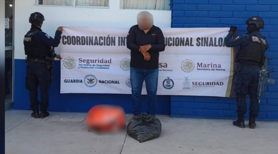 Detenido con mochila de rappi y droga