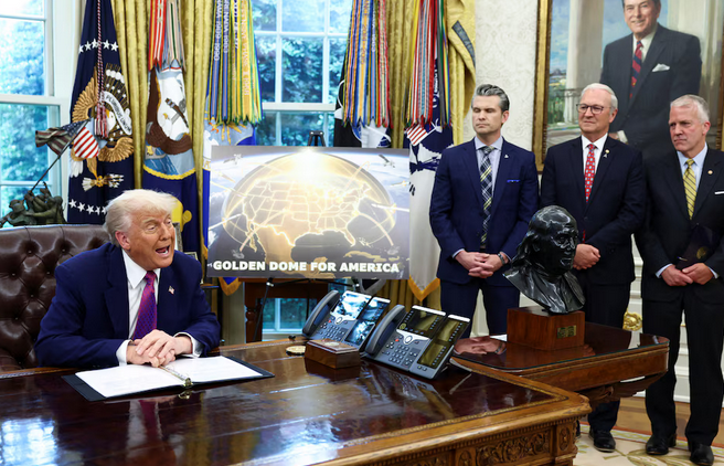 Trump anuncia construcción de la “Cúpula Dorada”, sistema de defensa antimisiles de EU