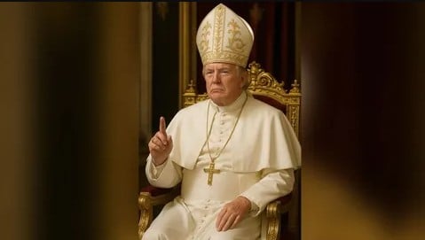 Donald Trump como Papa