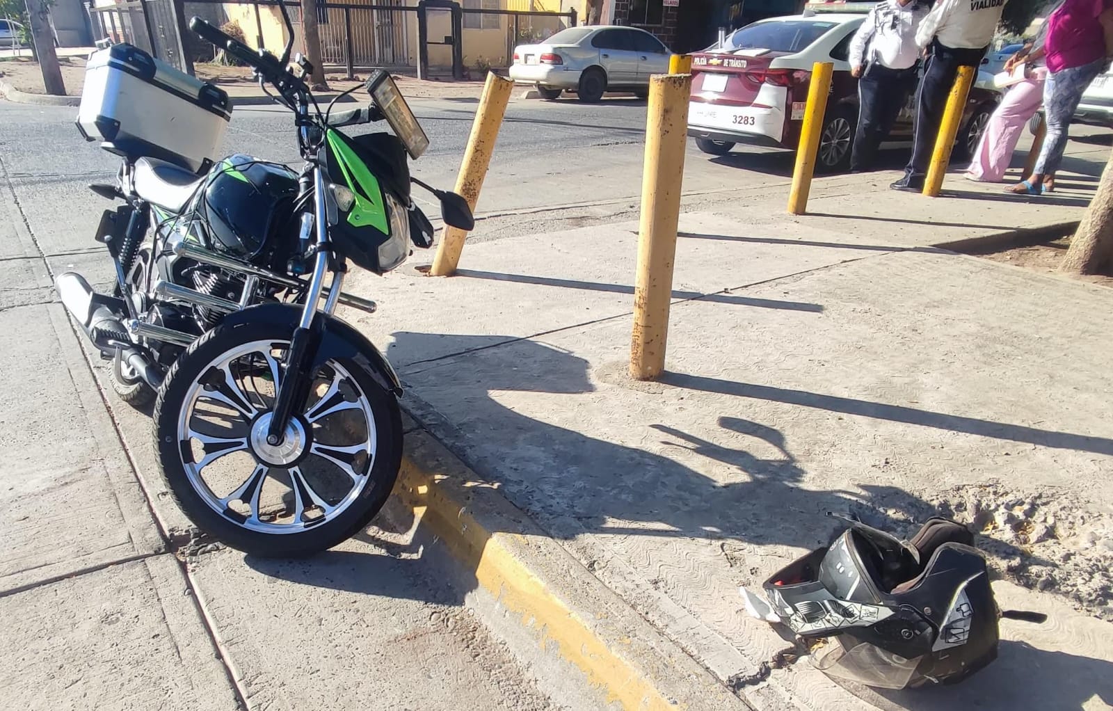 Estudiante accidente
