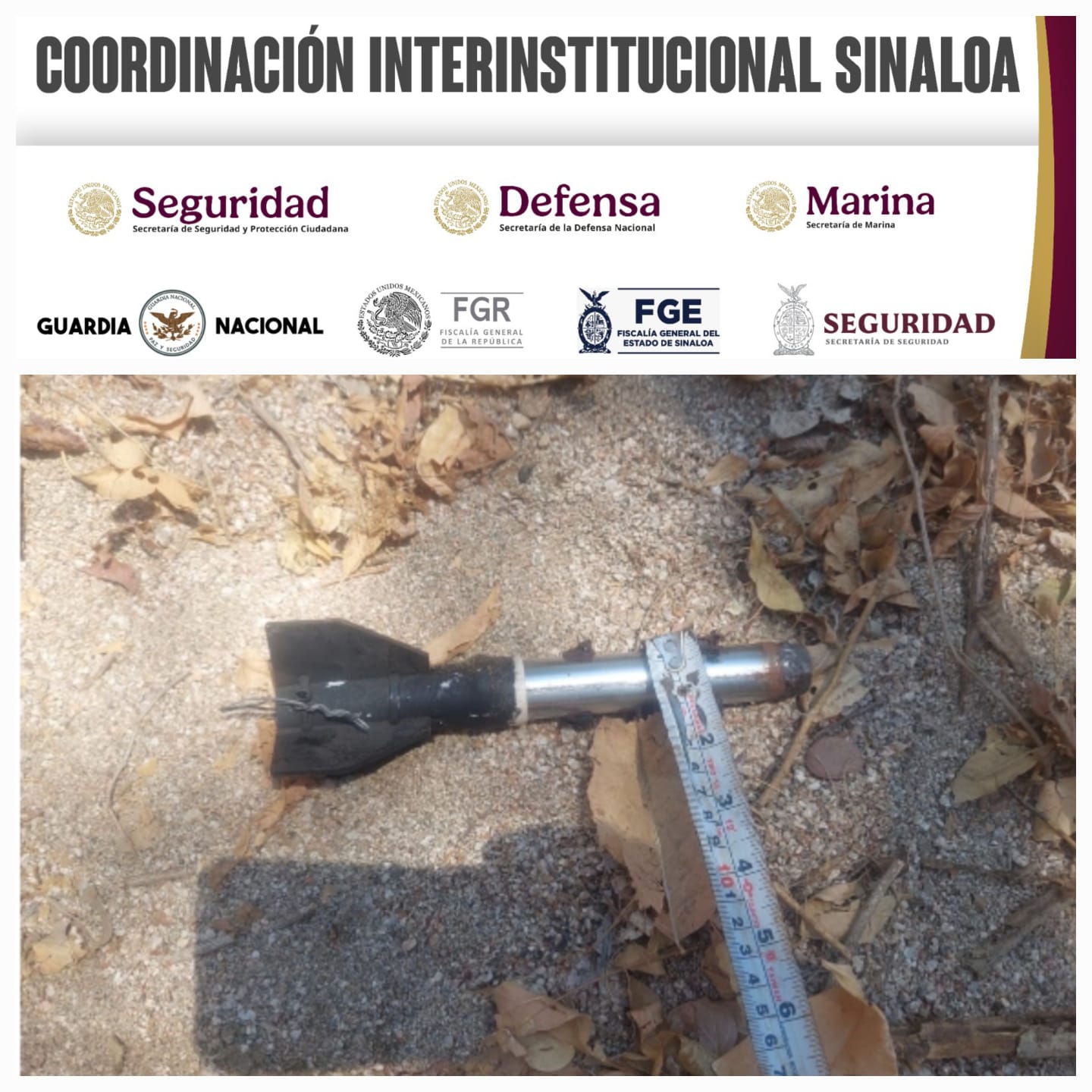 Explosivos en Sinaloa