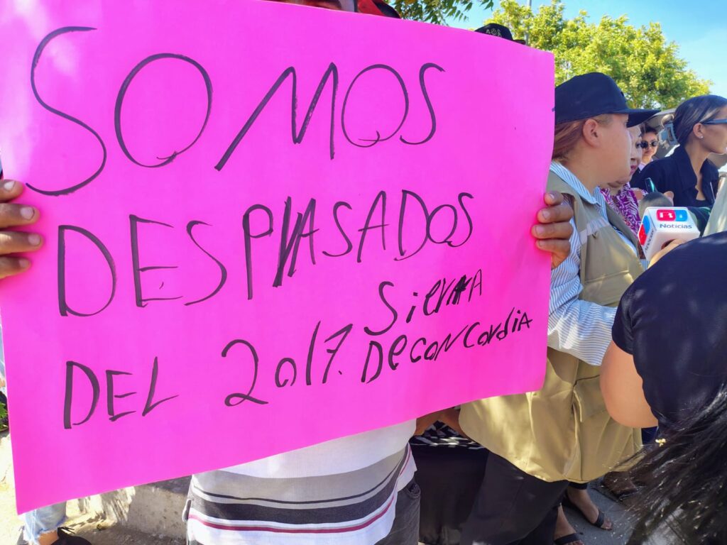 Familias desplazas de Concordia quieren ser escuchadas por la presidenta Claudia Sheinbaum