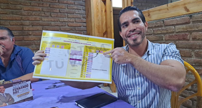 Fernando Ríos, aspirante a juez