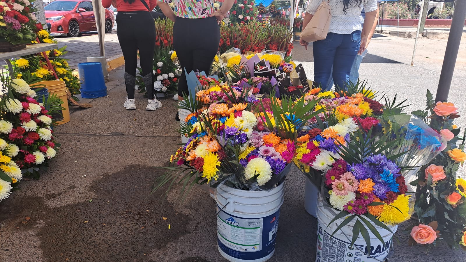 Venta de flores en Guasave.