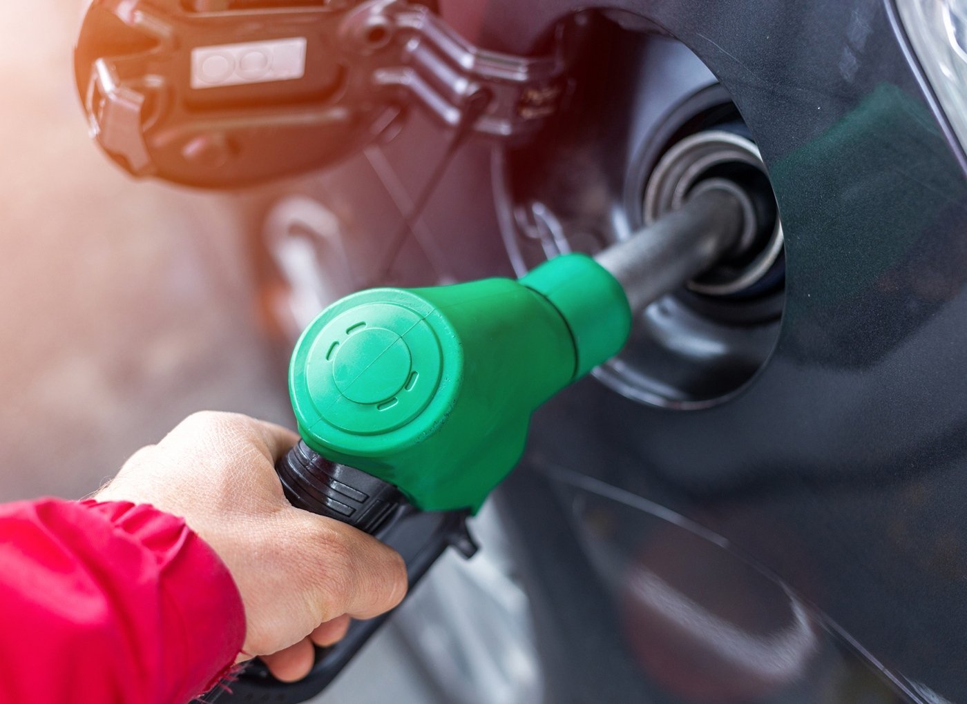Carga de gasolina.