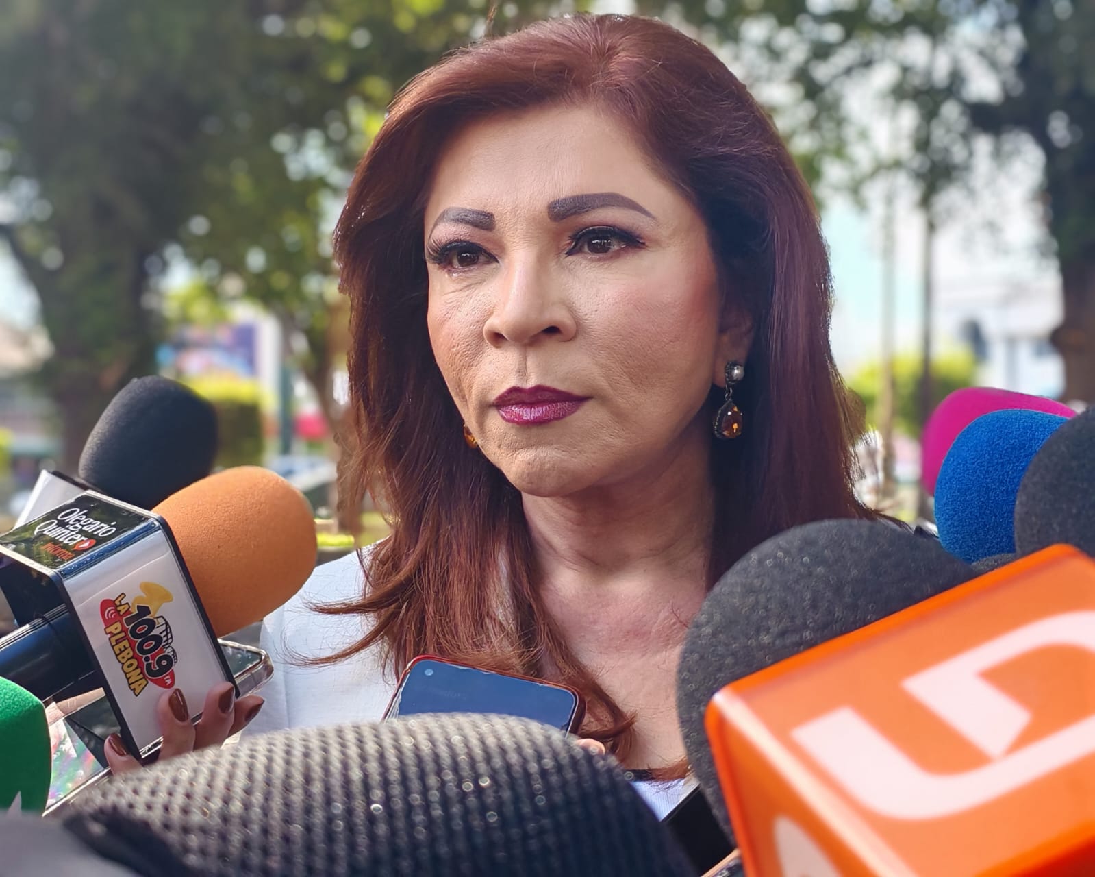Gloria Himelda Félix Niebla, titular de la Secretaría de Educación Pública y Cultura (Sepyc) en Sinaloa.