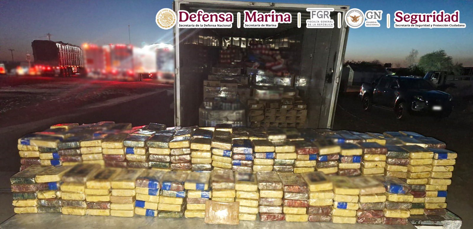 Decomisan 2 millones de dosis de cocaína en Sonora y detiene a un hombre
