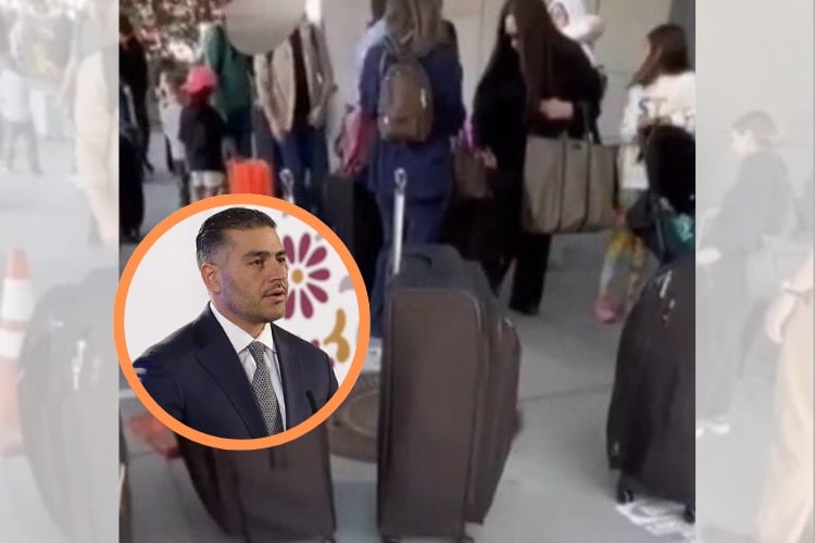 Familia de Ovidio Guzmán es captada entrando a EU;