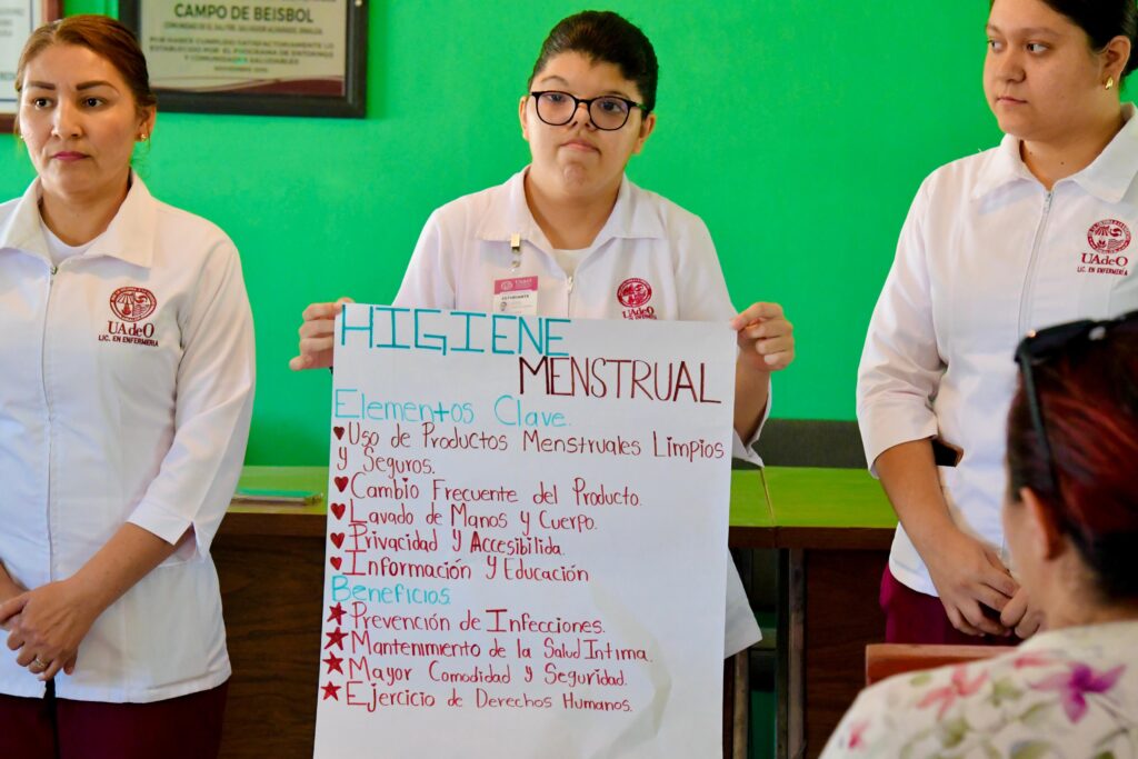 Immujeres lleva salud menstrual a las comunidades rurales de Salvador Alvarado